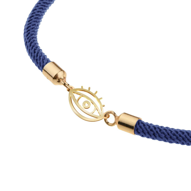 دستبند طلا 18 عیار زنانه مدوپد مدل چشم کد D13-10360