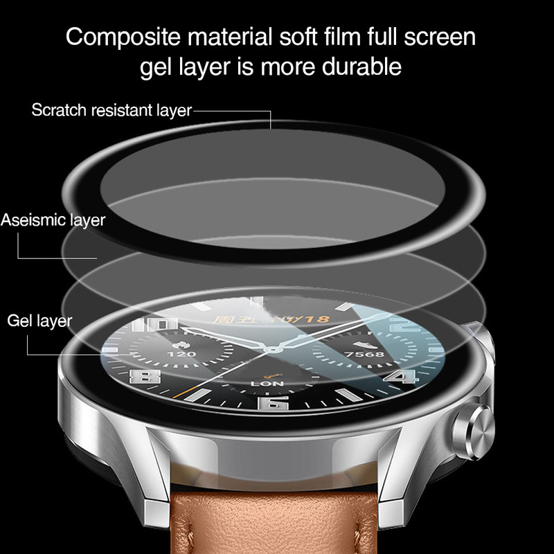 محافظ صفحه نمایش بادیگارد GT2 مناسب برای ساعت هوشمند هوآوی WATCH GT 2 LTN-B19 46 mm محافظ صفحه نمایش بادیگارد GT2 مناسب برای ساعت هوشمند هوآوی WATCH GT 2 LTN-B19 46 mm