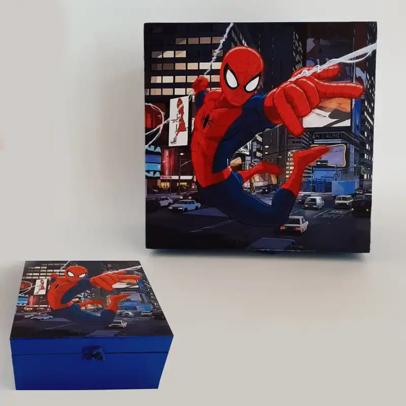 جعبه هدیه مدل کارتونی طرح مرد عنکبوتی کد BB95
