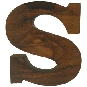 دکوری مدل حرف S چوبی