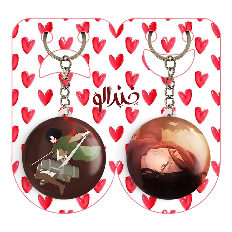 جاکلیدی خندالو مدل میکاسا اکرمن انیمه اوماروچان کد 1851218519 مجموعه 2 عددی