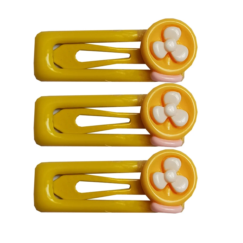 گیره مو دخترانه مدل گل بسته 3 عددی