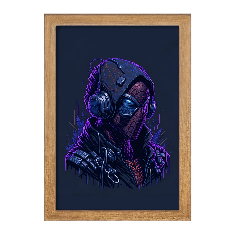 تابلو خندالو مدل مرد عنکبوتی (Spider Man) کد F2914