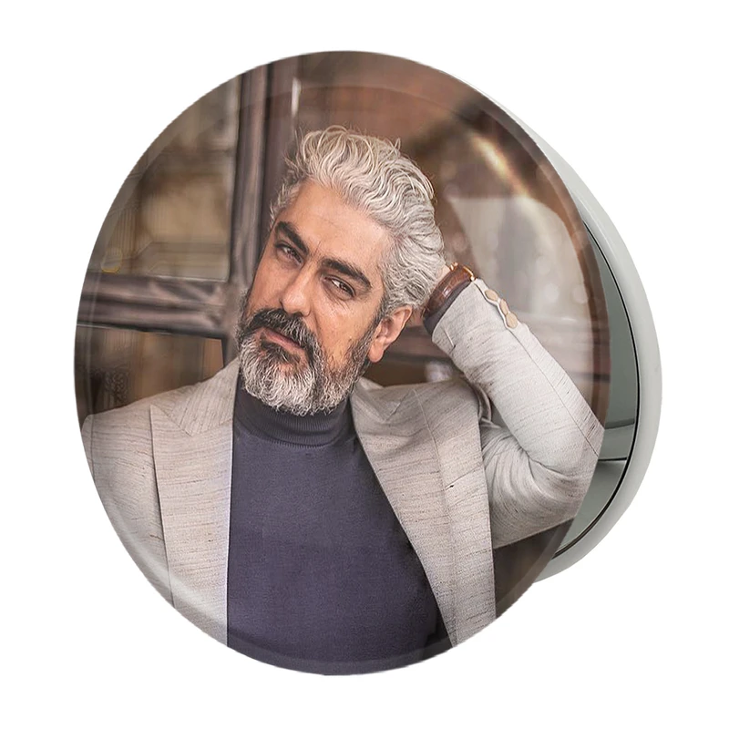 آینه جیبی خندالو طرح مهدی پاکدل مدل تاشو کد 10419 