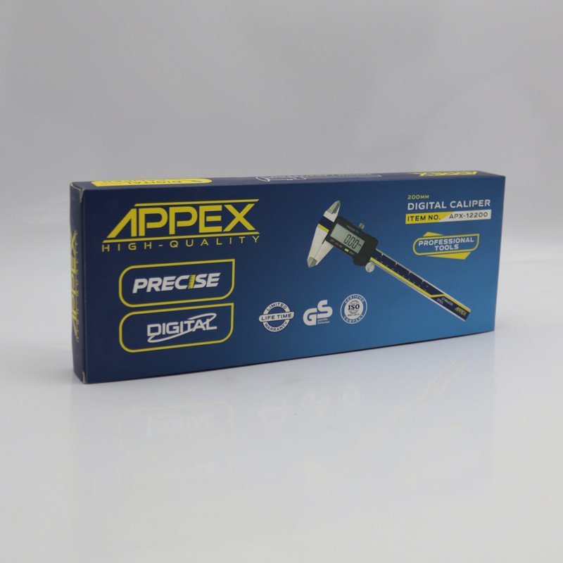 کولیس دیجیتالی اپکس مدل YP-0200MM گستره 0-200 میلیمتر