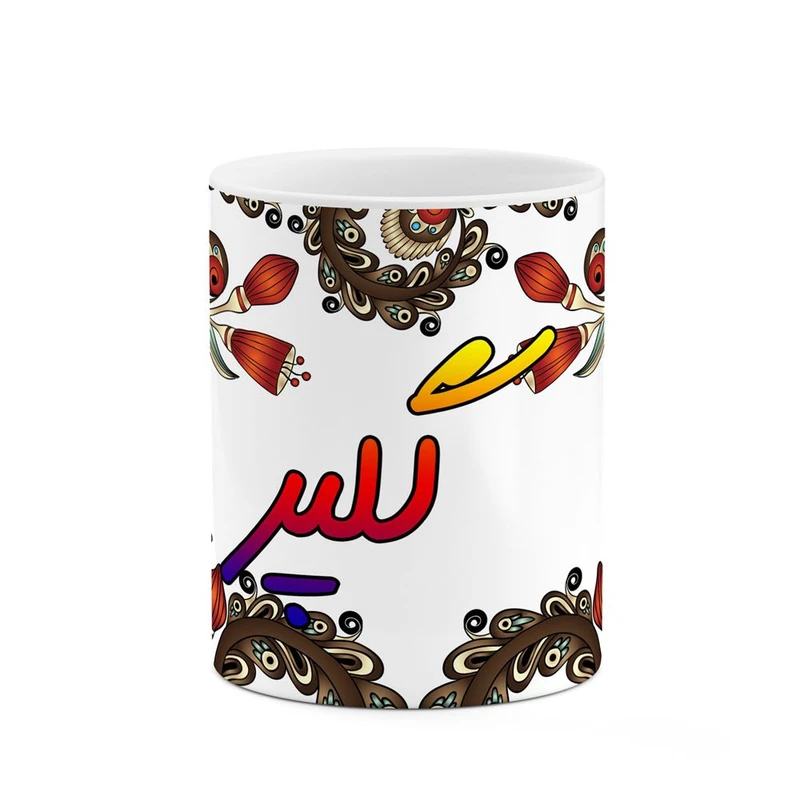ماگ کاکتی مدل اسم گلپر طرح سنتی گل و بته کد mgh46762