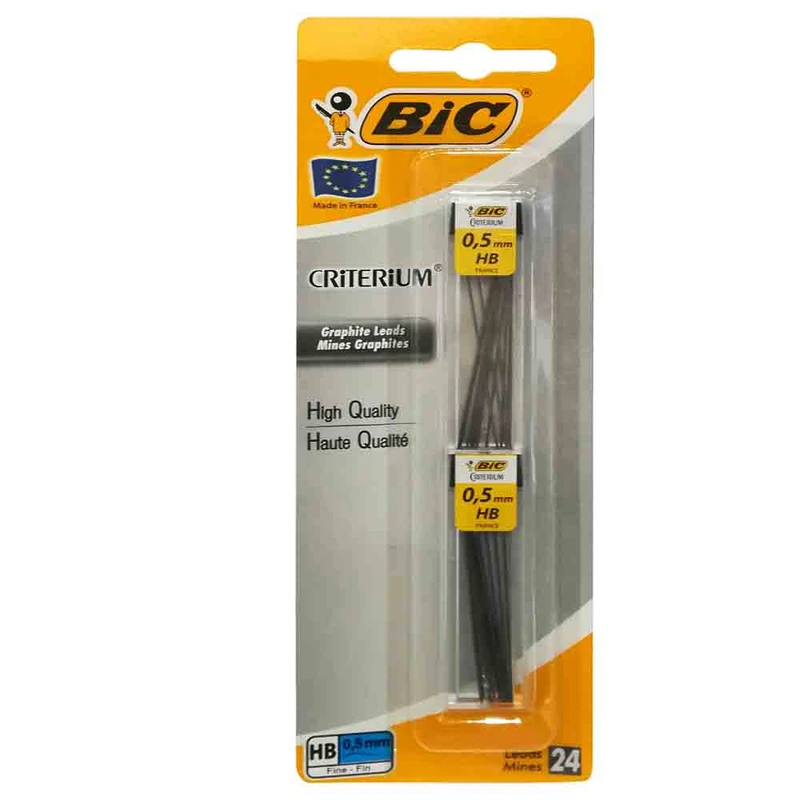 نوک مداد نوکی 0.5 میلی متری بیک مدل bc-01 کد 151401 بسته 2 عددی