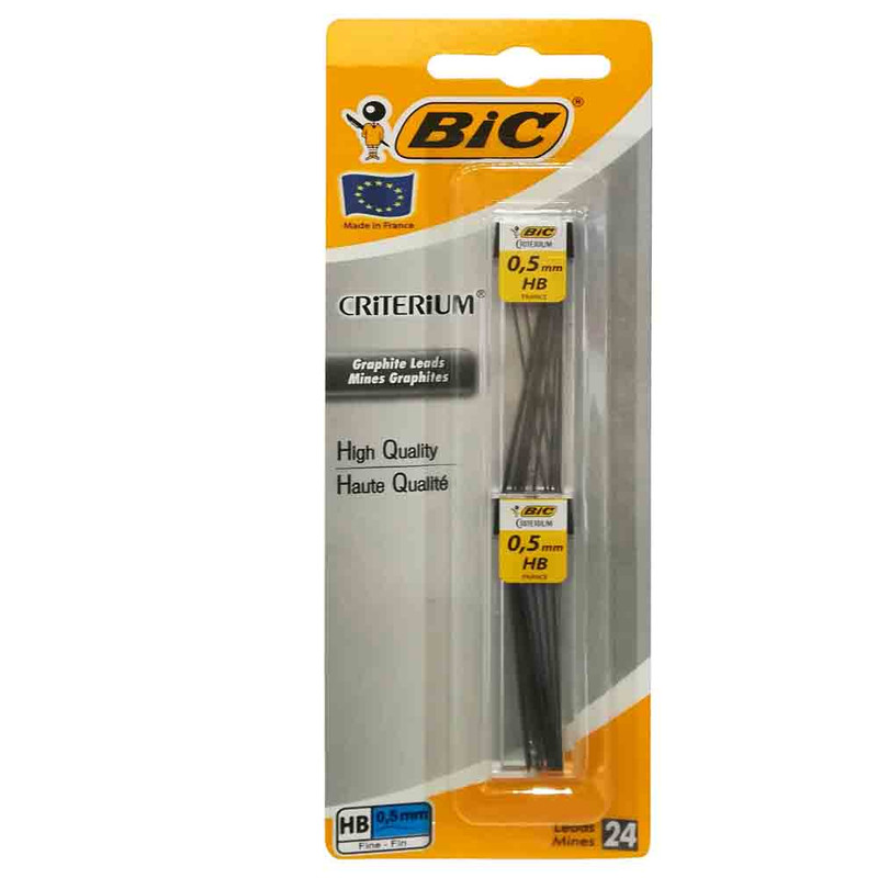 نوک مداد نوکی 0.5 میلی متری بیک مدل bc-01 کد 151401 بسته 2 عددی نوک مداد نوکی 0.5 میلی متری بیک مدل bc-01 کد 151401 بسته 2 عددی