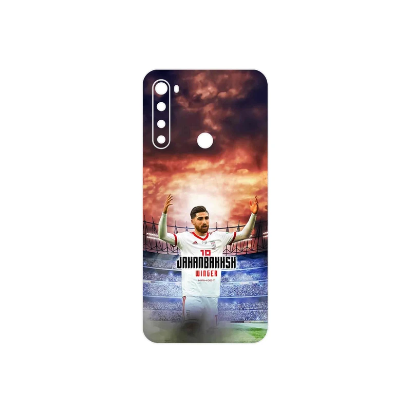 برچسب پوششی ماهوت مدل Alireza Jahanbakhsh مناسب برای گوشی موبایل شیائومی Redmi Note 8T