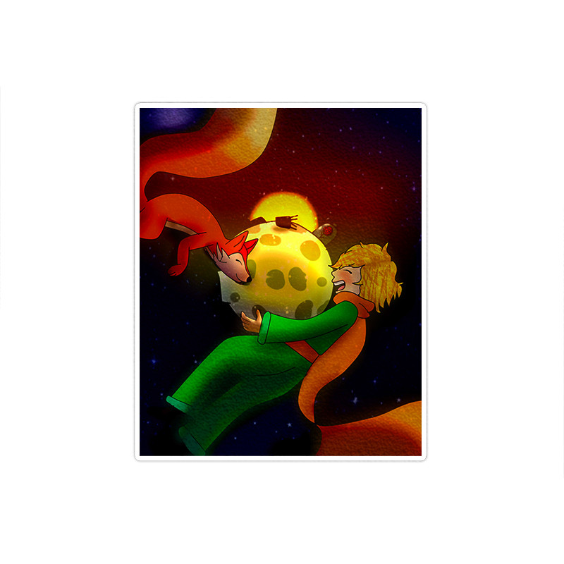 استیکر تزئینی موبایل و تبلت ماسا دیزاین مدل stkv0148 طرح شازده کوچولو