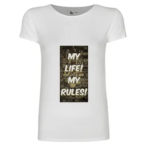 تی شرت آستین کوتاه زنانه مدل زندگی