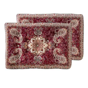 پشتی ترمه مدل سنتی کد 10096بسته 2 عددی