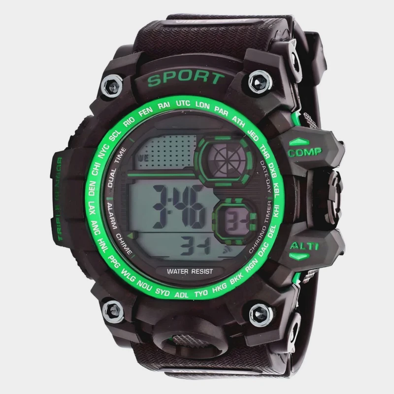 ساعت مچی دیجیتال مردانه مدل تک زمانه01