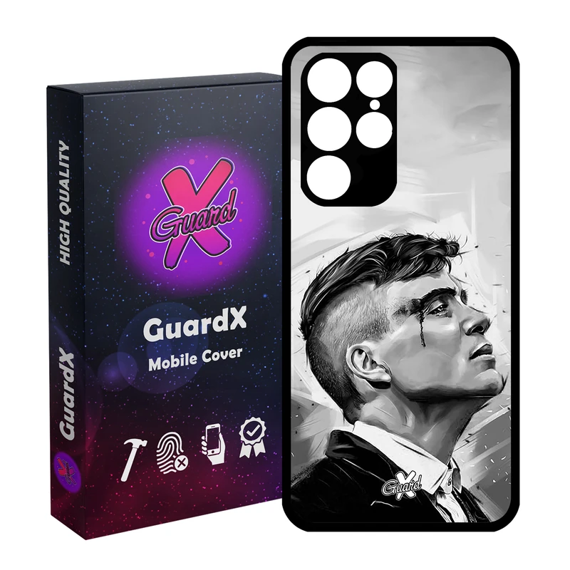 کاور گارد ایکس طرح Peaky Blinders مدل Glass10132 مناسب برای گوشی موبایل سامسونگ Galaxy S22 Ultra