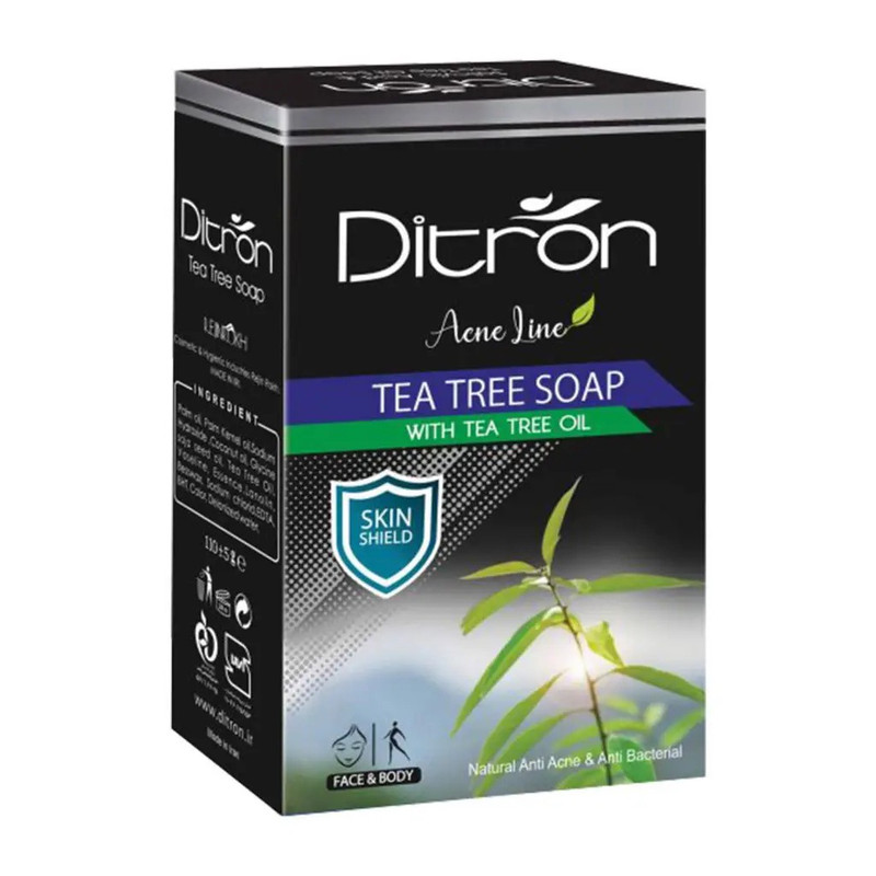 صابون شستشو دیترون مدل تی تری لاین اکنه وزن 110 گرم