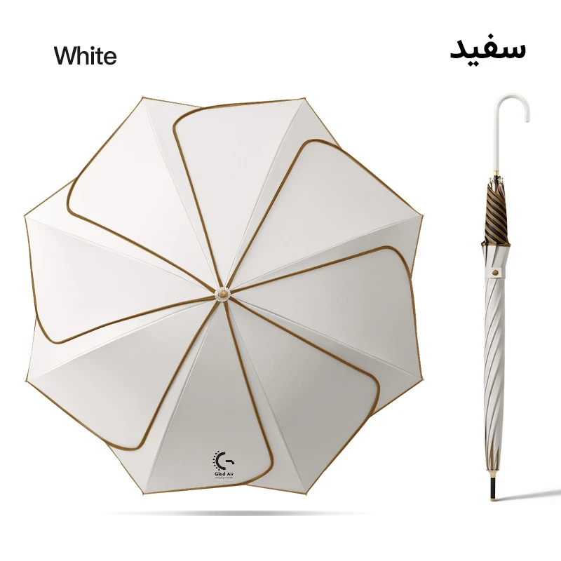 عکس شماره 14 : چتر 8 پره گلد ایر مدل petal قطر 100 سانتی-متر