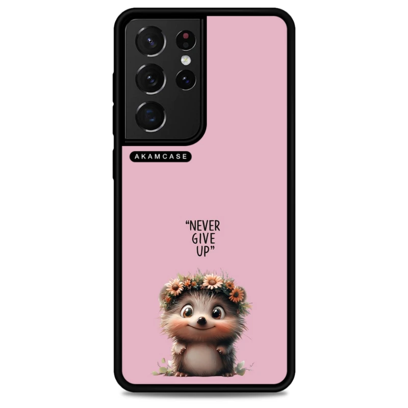 کاور آکام مدل AMC-WSGS21U-ANIMALS QOUTES-13 مناسب برای گوشی موبایل سامسونگ Galaxy S21 Ultra