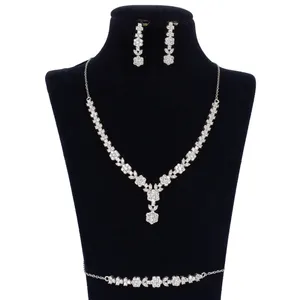 نیم ست نقره زنانه کد 2417