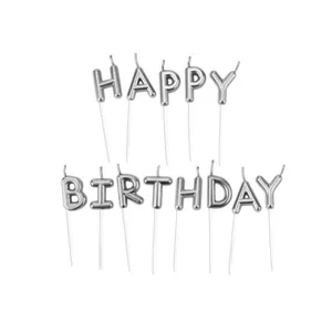 شمع تولد پارتی لند تهران طرح happy birthday کد 3116 مجموعه 13 عددی