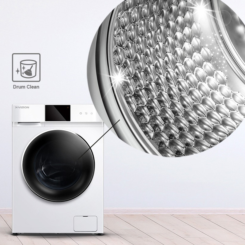 ماشین لباسشویی 10 کیلوگرم اتوماتیک ایکس ویژن مدل TV102-ASD