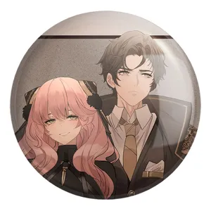 پیکسل خندالو طرح دزموند و و آنیا انیمه اسپای ایکس فمیلی Spy x Family کد 24188 مدل بزرگ