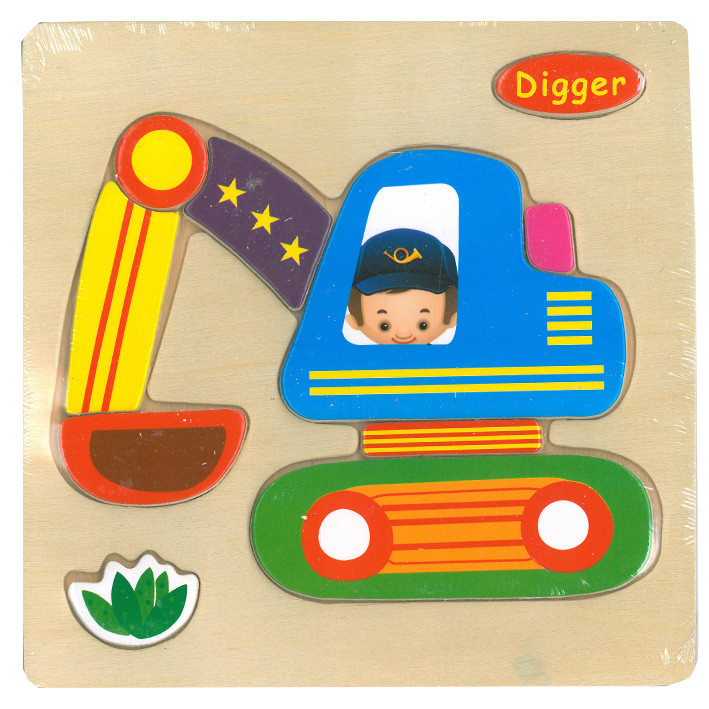 بازی آموزشی انگلیسی مدل پازل طرح بیل مکانیکی