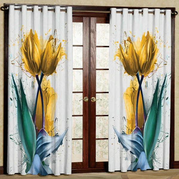 پرده مدل مخمل پانچی کد 6470 سایز 280x140 سانتی متر