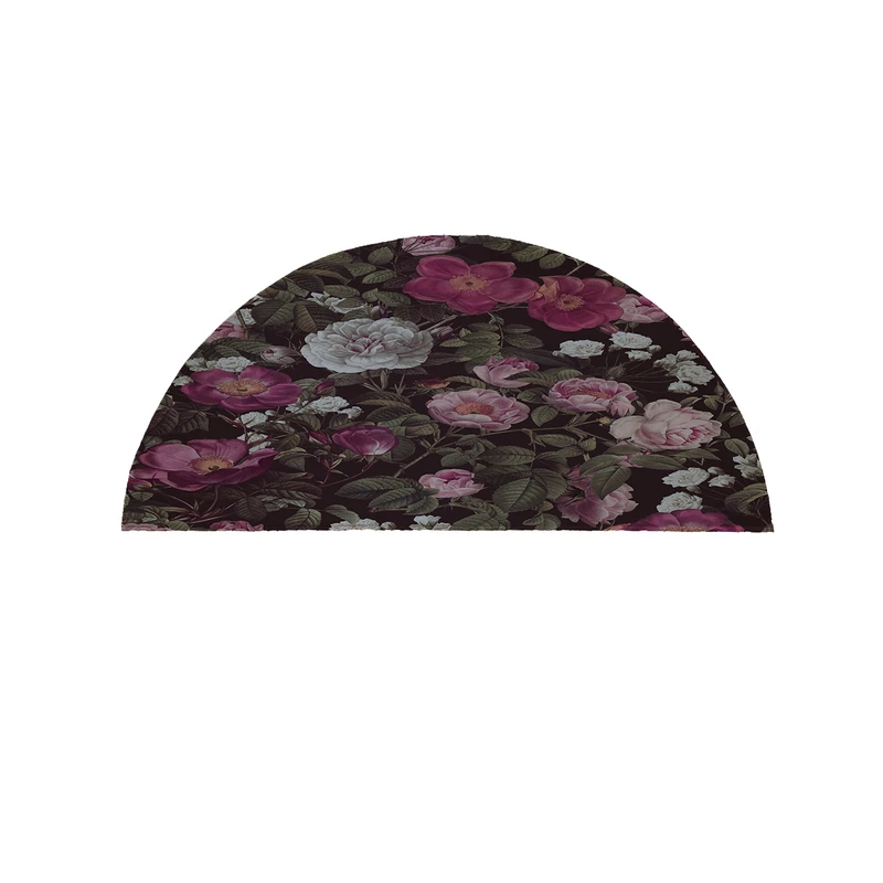  پادری مدل نیم دایره طرح گل کد 9335 سایز 90×45 سانتی متر