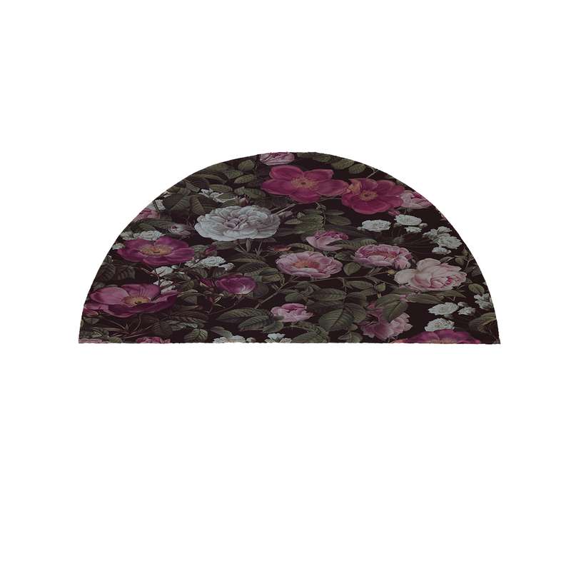پادری مدل نیم دایره طرح گل کد 9335 سایز 90×45 سانتی متر