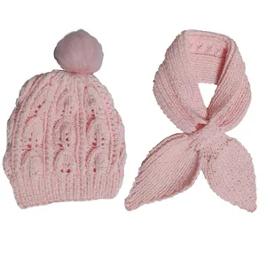 ست کلاه و شال گردن بافتنی مدل L1395