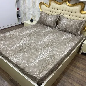 سرویس ملحفه 2 نفره 3 تکه مدل کشدوز