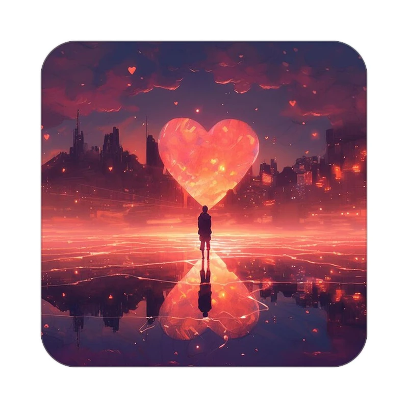 زیر لیوانی کاکتی مدل عاشقانه کد mp11408