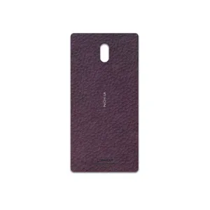 MAHOOT Purple-Leather Cover Sticker for Nokia 3