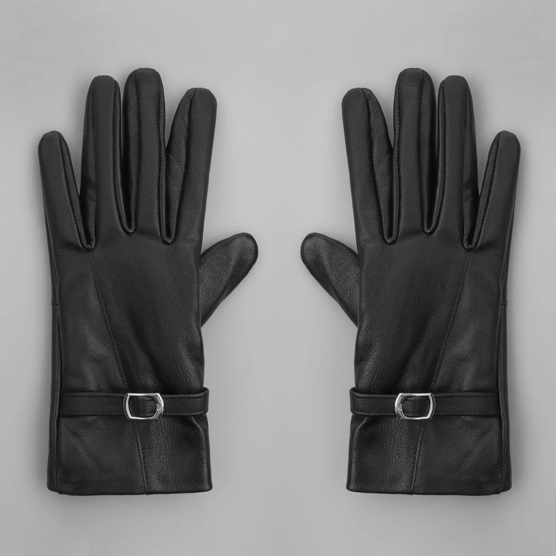 دستکش زنانه چرم مشهد مدل R0207