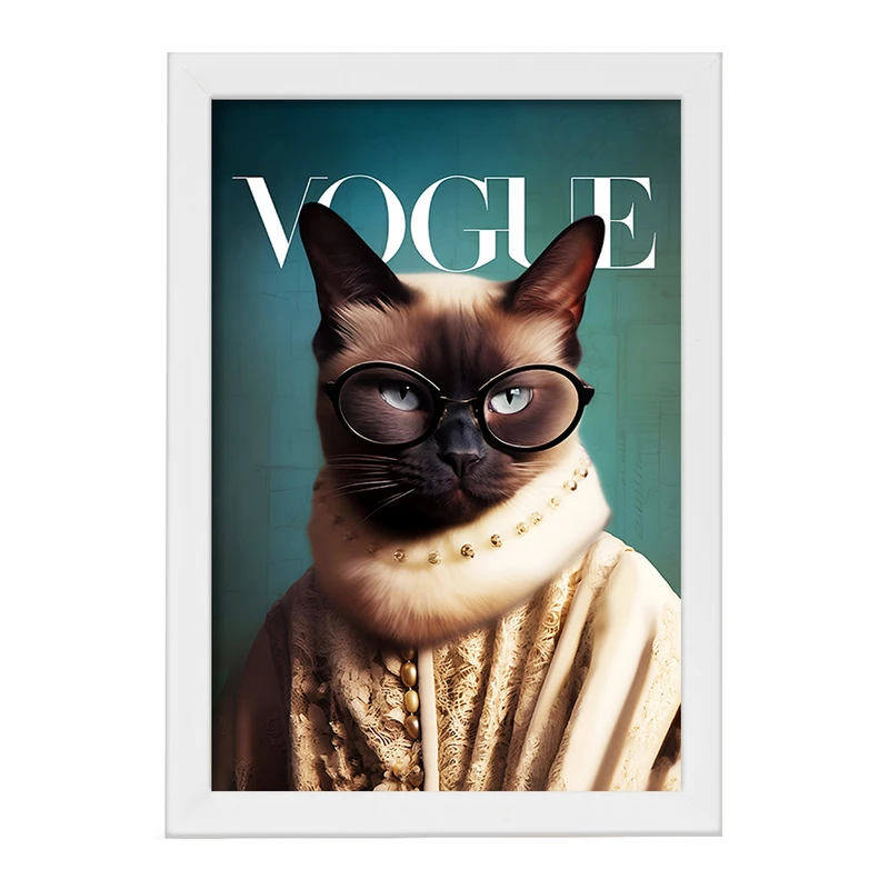 تابلو خندالو مدل گربه کد F10848