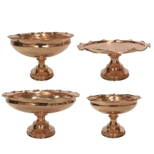 ست 4 تکه پذیرایی مسی طرح اصالت