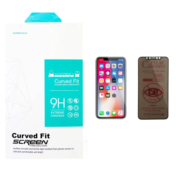 محافظ صفحه نمایش حریم شخصی مدل AMAZING مناسب برای گوشی موبایل اپل iPhone X