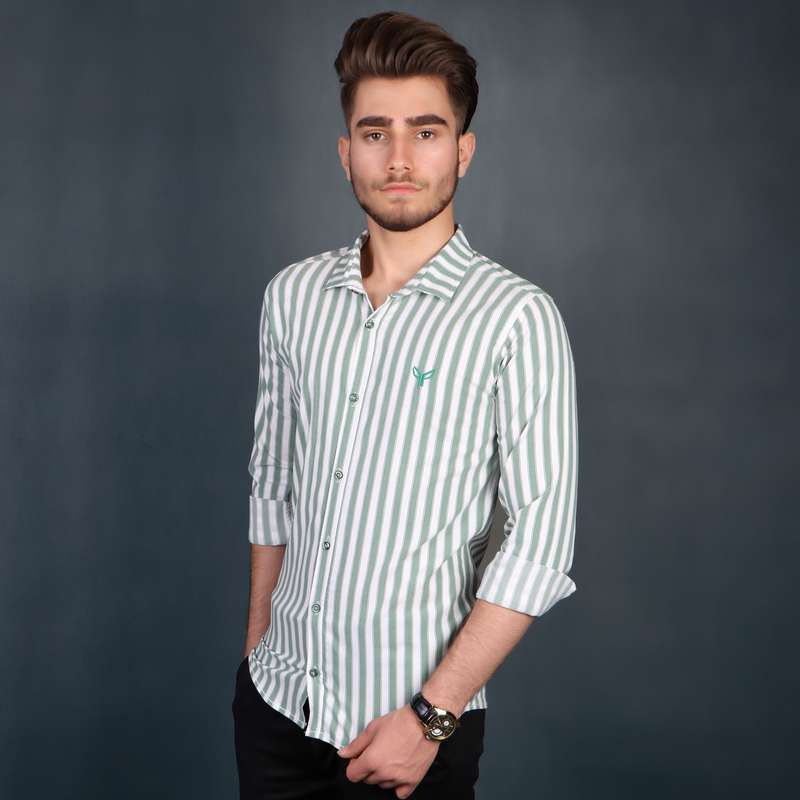 پیراهن آستین بلند مردانه پیکی پوش مدل M02559