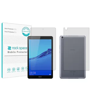 Rockspace HyGEL transparent screen protector suitable for Huawei M5 Lite 8 along with phone back protector