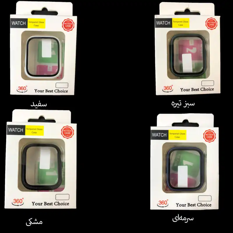 کاور مدل TGC-38MM مناسب برای اپل واچ سری 1/2/3 سایز 38 میلی متری به همراه محافظ صفحه نمایش