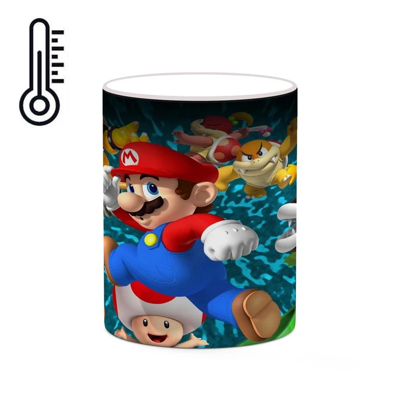 ماگ حرارتی کاکتی مدل بازی سوپر ماریو Super Mario کد mgh30503