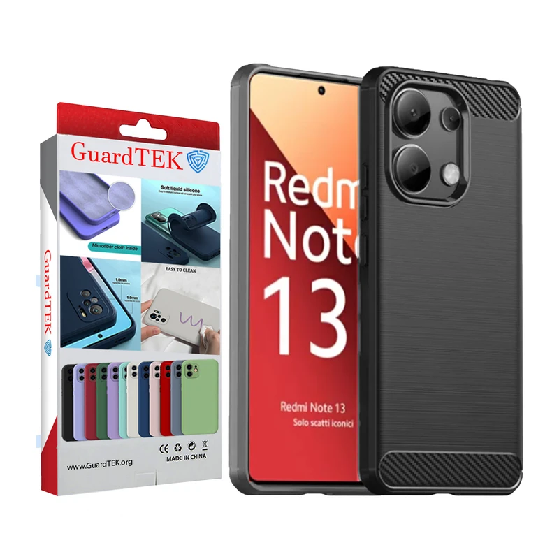 کاور گاردتک مدل Carbon Case مناسب برای گوشی موبایل شیائومی Redmi Note 13 Pro 4G 