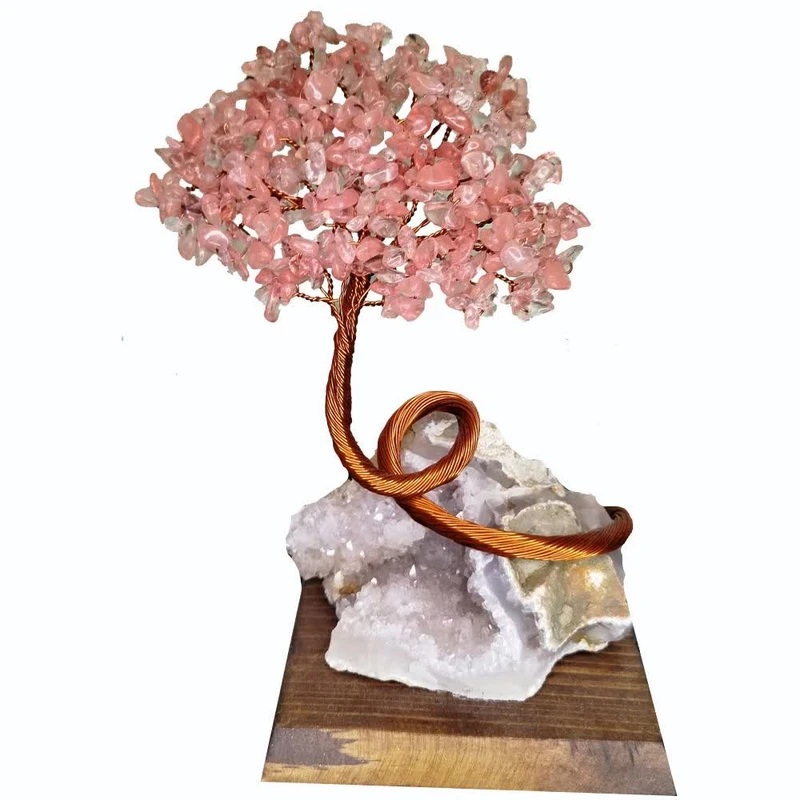 دکوری مدل درختچه سنگی چری کوارتز کد ۲۷۲