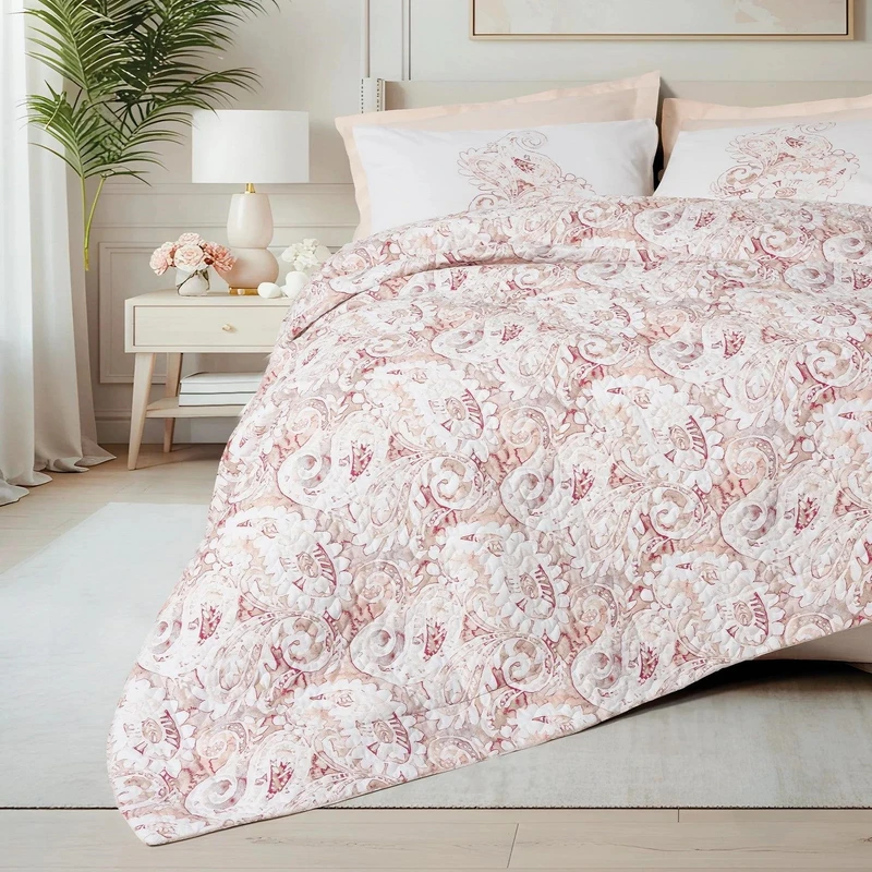 سرویس روتختی دو نفره 4 تکه کاتن باکس مدل Complete Set Bohem Serava Somon C.K