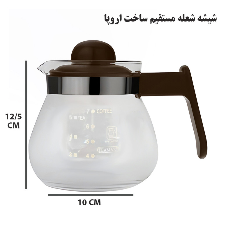 قوری تیمکس مدل ایواکی کد 1000ML