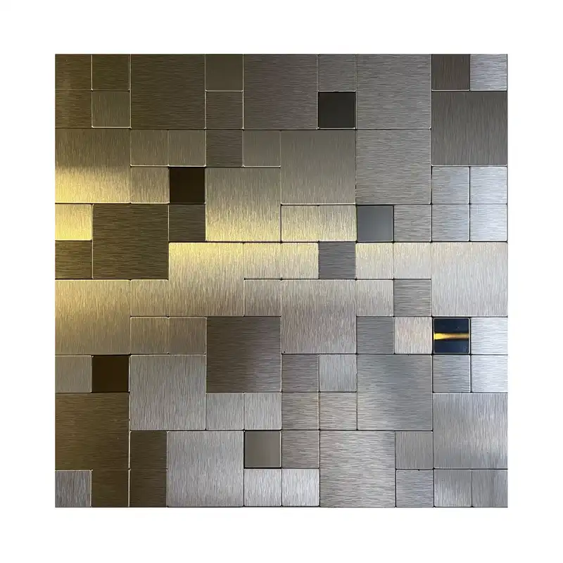 دیوارپوش مدل پازلی تایل پشت چسبدار کد 20011 بسته 11 عددی