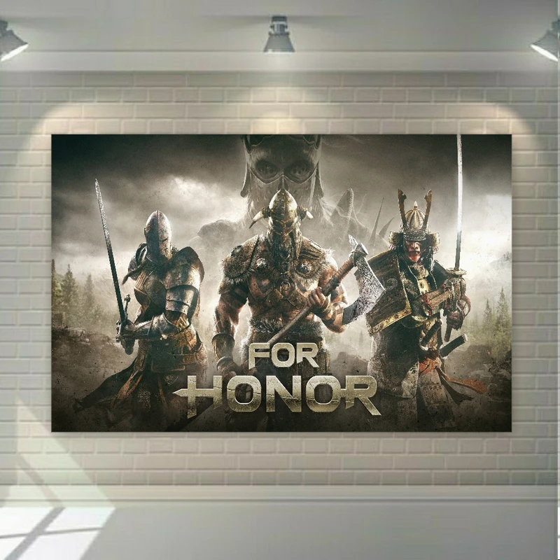 تابلو بوم طرح گیم پلی فور هانر For Honor Gameplay مدل SDB3212