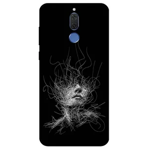 Megafone Face Sketch 7423 Cover For Huawei Mate 10 Lite