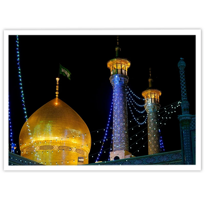 تابلو نوری بکلیت طرح حرم مطهر حضرت معصومه (س) قم مدل W-8587