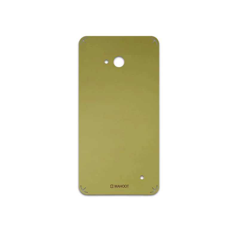 برچسب پوششی ماهوت مدل Matte-Gold مناسب برای گوشی موبایل مایکروسافت Lumia 640